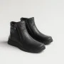Alex Bens 6069 men’s winter boots in leather and wool with Vivo Barefoot style