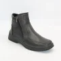 Alex Bens 6069 men’s winter boots in leather and wool with Vivo Barefoot style