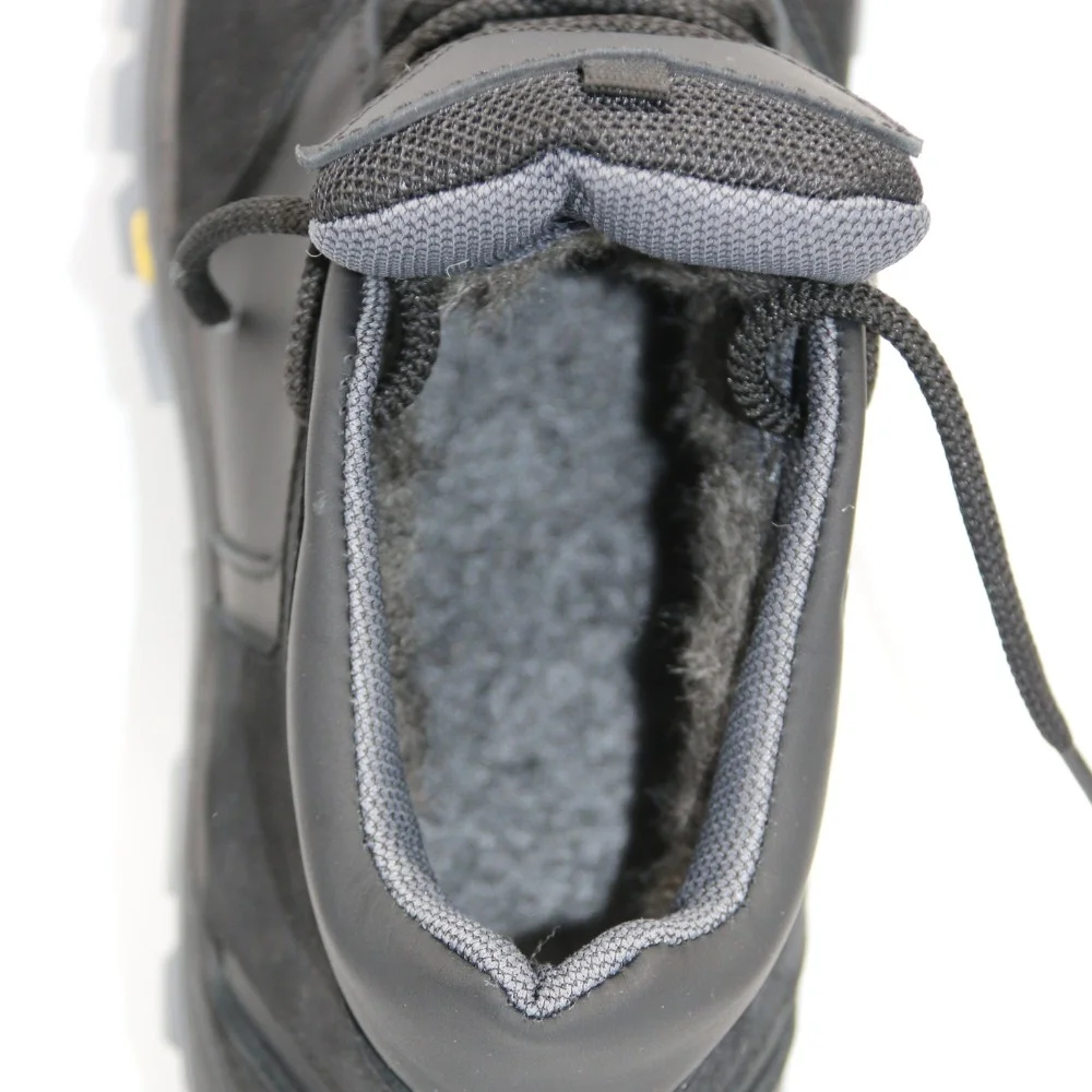 Чоловічі зимові кросівки Alex Bens A2 6070, чорні, шкіра та вовна, у стилі Under Armour