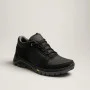Чоловічі зимові кросівки Alex Bens A2 6070, чорні, шкіра та вовна, у стилі Under Armour