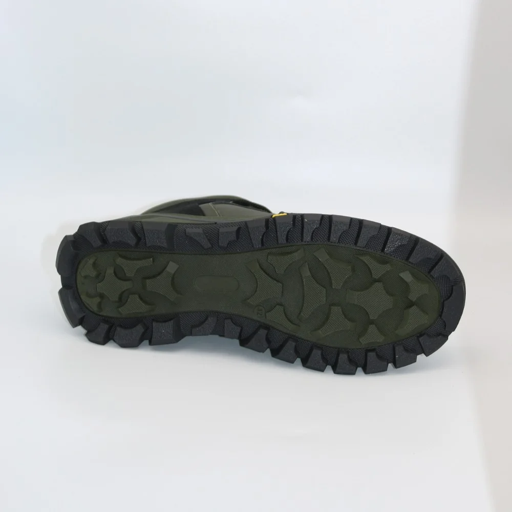 Мужские зимние кроссовки хаки Alex Bens A2 6071 из натуральной кожи и шерсти в стиле Under Armour