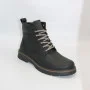 Alex Bens T2B-6072 чорні зимові черевики шкіра і вовна у стилі Dr. Martens