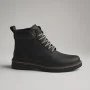 Alex Bens T2B-6072 чорні зимові черевики шкіра і вовна у стилі Dr. Martens