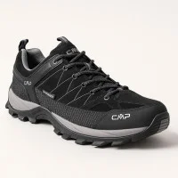 Men’s black insulated trekking shoes CMP Rigel Low WP 3Q13247 6075 with Gore-Tex membrane