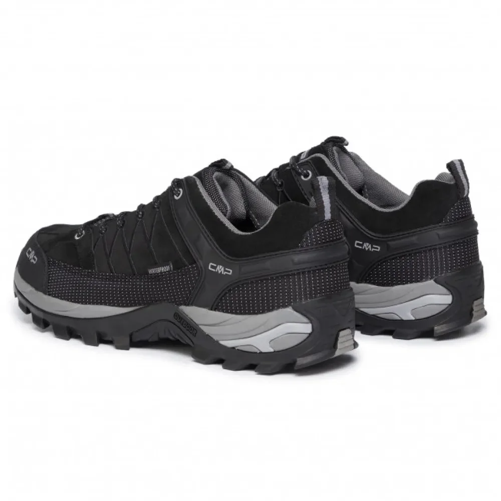 Чоловічі чорні утеплені трекінгові кросівки CMP Rigel Low WP 3Q13247 6075 з мембраною Gore-Tex