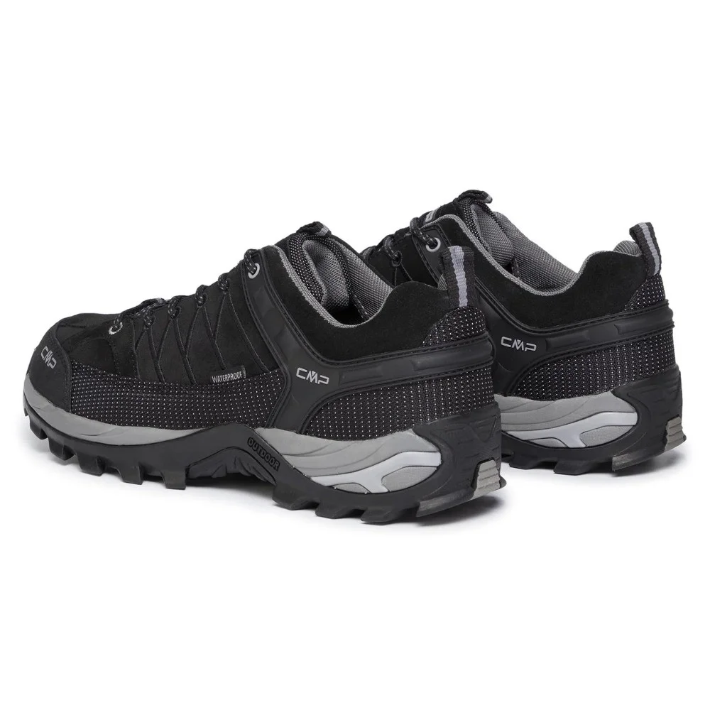 Чоловічі чорні утеплені трекінгові кросівки CMP Rigel Low WP 3Q13247 6075 з мембраною Gore-Tex