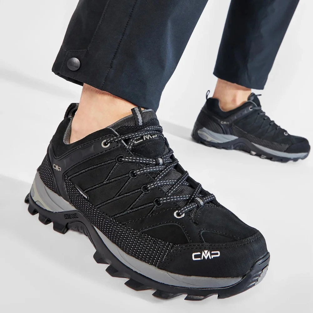 Чоловічі чорні утеплені трекінгові кросівки CMP Rigel Low WP 3Q13247 6075 з мембраною Gore-Tex