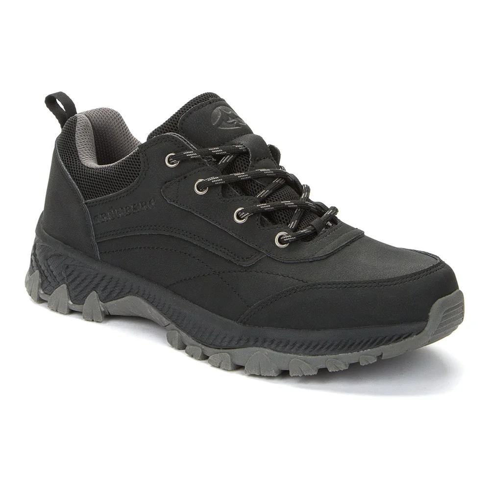 Мужские чёрные кроссовки Grunberg 148153-04-01 6078 с Gore-Tex и NanoTex