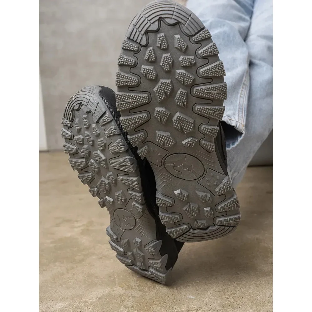 Мужские чёрные кроссовки Grunberg 148153-04-01 6078 с Gore-Tex и NanoTex