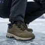 Чоловічі трекінгові кросівки хаки Grunberg 148153-04-02 6079 з натуральної шкіри, з утепленням, мембраною Gore-Tex та підкладкою NanoTex