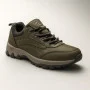 Чоловічі трекінгові кросівки хаки Grunberg 148153-04-02 6079 з натуральної шкіри, з утепленням, мембраною Gore-Tex та підкладкою NanoTex