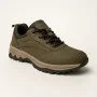 Чоловічі трекінгові кросівки хаки Grunberg 148153-04-02 6079 з натуральної шкіри, з утепленням, мембраною Gore-Tex та підкладкою NanoTex