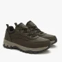 Чоловічі трекінгові кросівки хаки Grunberg 148153-04-02 6079 з натуральної шкіри, з утепленням, мембраною Gore-Tex та підкладкою NanoTex