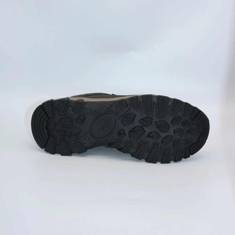 Чоловічі трекінгові кросівки хаки Grunberg 148153-04-02 6079 з натуральної шкіри, з утепленням, мембраною Gore-Tex та підкладкою NanoTex