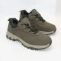 Чоловічі трекінгові кросівки хаки Grunberg 148153-04-02 6079 з натуральної шкіри, з утепленням, мембраною Gore-Tex та підкладкою NanoTex