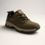 Чоловічі трекінгові кросівки хаки Grunberg 148153-04-02 6079 з натуральної шкіри, з утепленням, мембраною Gore-Tex та підкладкою NanoTex