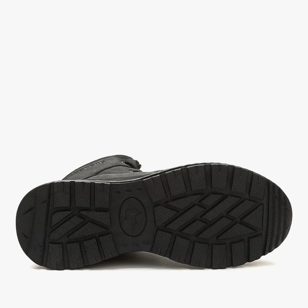 Grunberg 148193-10-01E 6085 - чорні чоловічі зимові черевики з натуральної шкіри та вовни