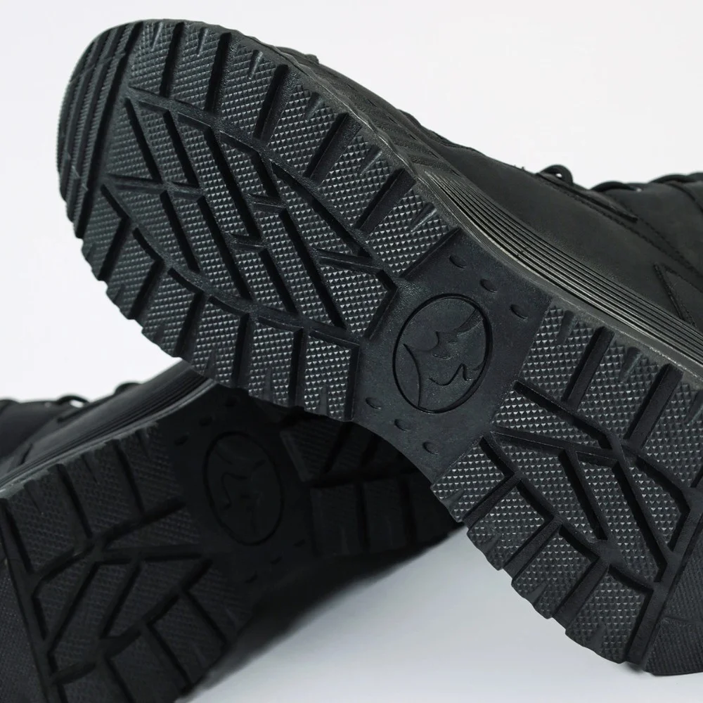 Grunberg 148193-10-01E 6085 - чорні чоловічі зимові черевики з натуральної шкіри та вовни