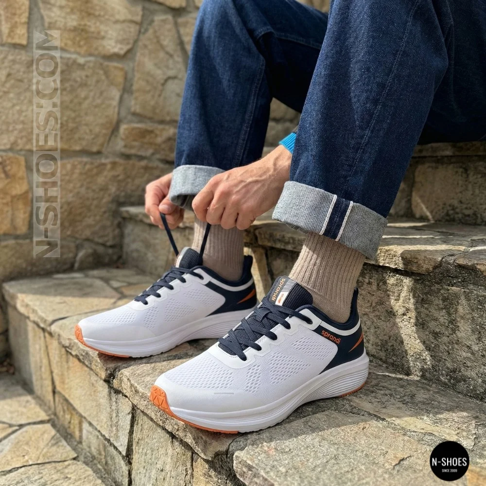 Men's White Sneakers Sprandi V-24MR1027 6093