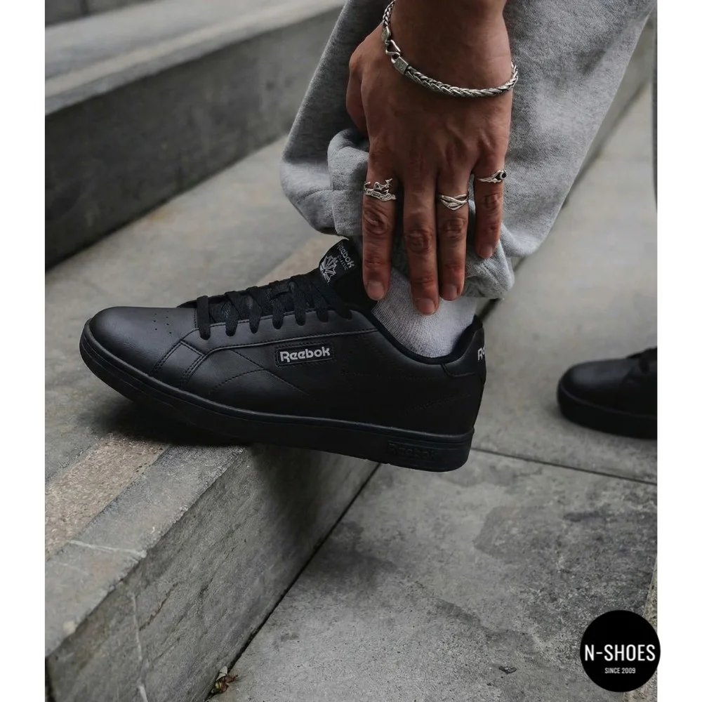 Чоловічі чорні кеди Reebok Court Clean 100074370 6099