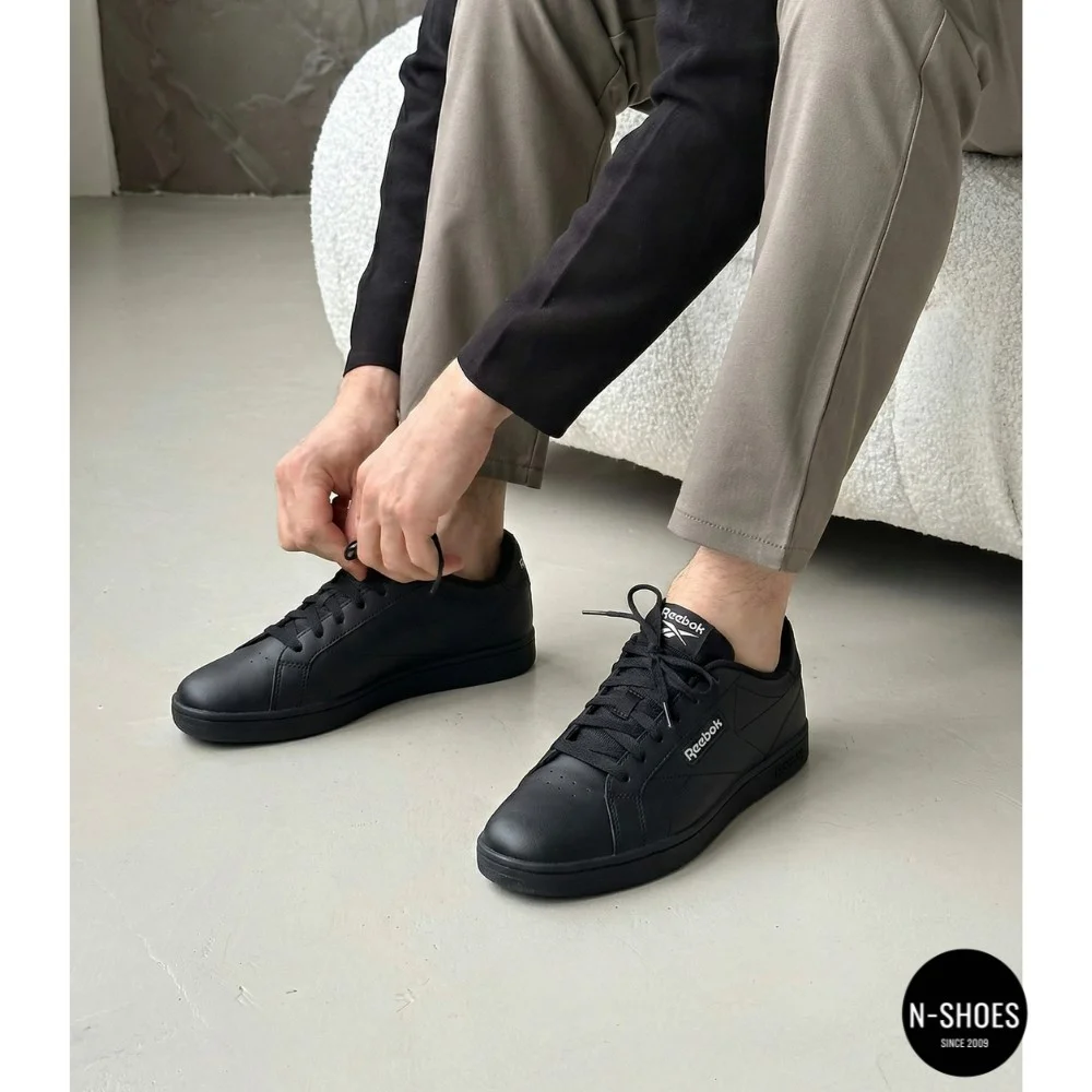 Чоловічі чорні кеди Reebok Court Clean 100074370 6099