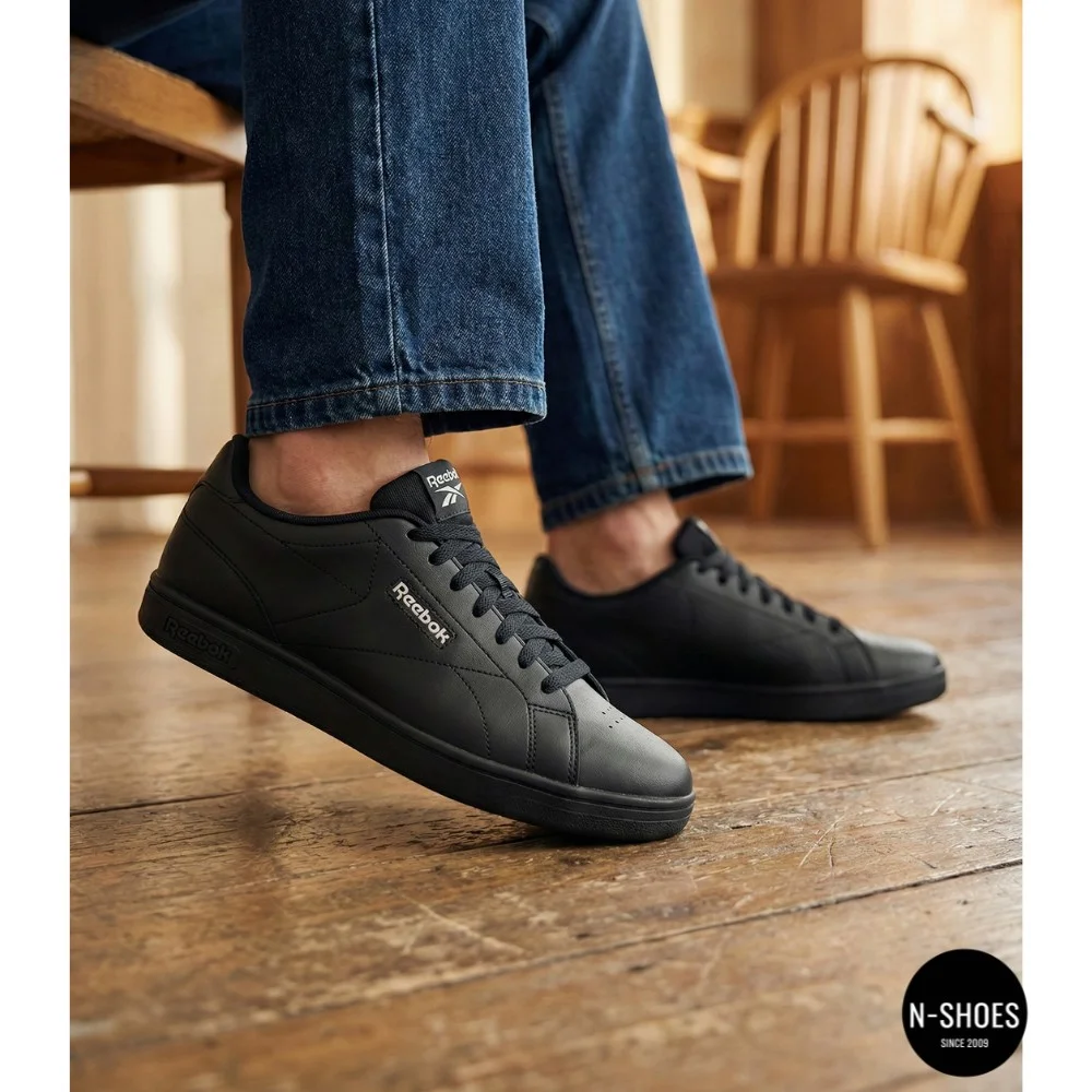 Чоловічі чорні кеди Reebok Court Clean 100074370 6099