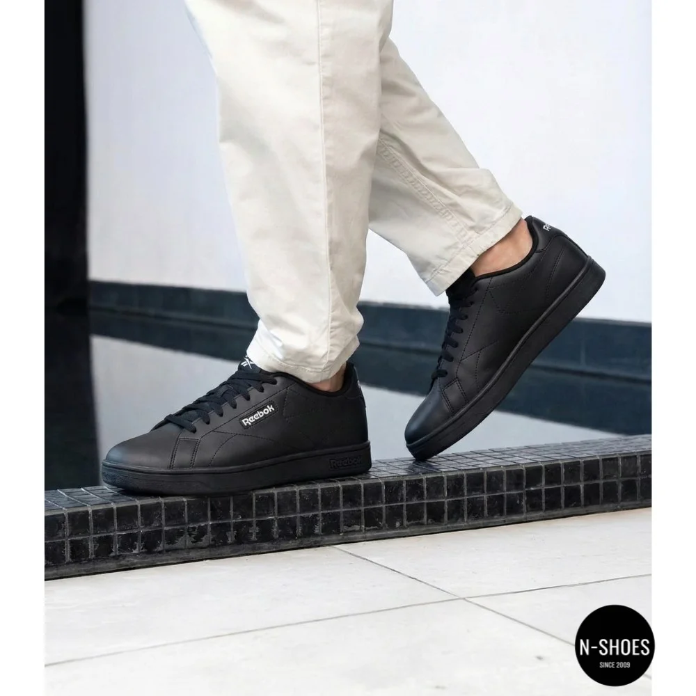 Чоловічі чорні кеди Reebok Court Clean 100074370 6099