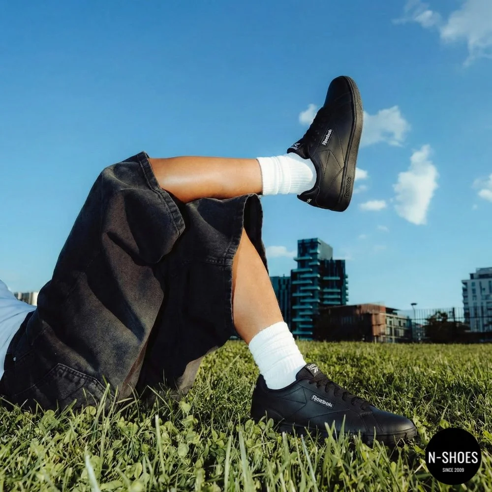 Чоловічі чорні кеди Reebok Court Clean 100074370 6099