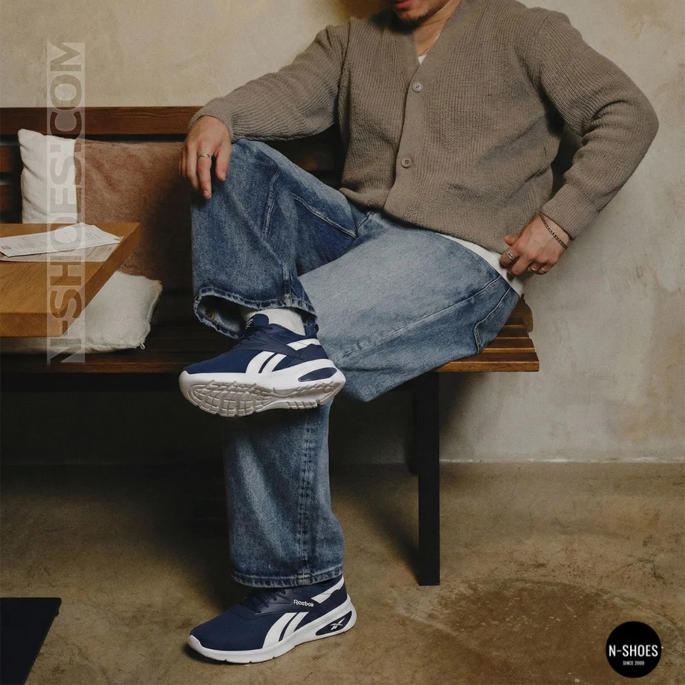 Чоловічі синьо-білі кросівки Reebok CEO-RIDER V 100249756 6101