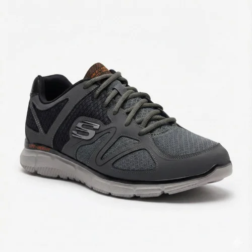 Мужские серые кроссовки Skechers Flash Point 58350 6131 с эффектом памяти, оригинальные