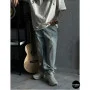 Мужские кроссовки Bona 808M Grey-Dark Grey 6136 из натуральной кожи