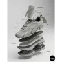 Мужские кроссовки Bona 808M Grey-Dark Grey 6136 из натуральной кожи