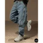 Мужские кроссовки Bona 808M Grey-Dark Grey 6136 из натуральной кожи