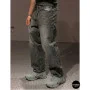 Мужские кроссовки Bona 808M Grey-Dark Grey 6136 из натуральной кожи