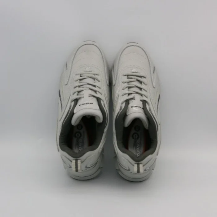 Чоловічі кросівки Bona 808M Grey-Dark Grey 6136 з натуральної шкіри