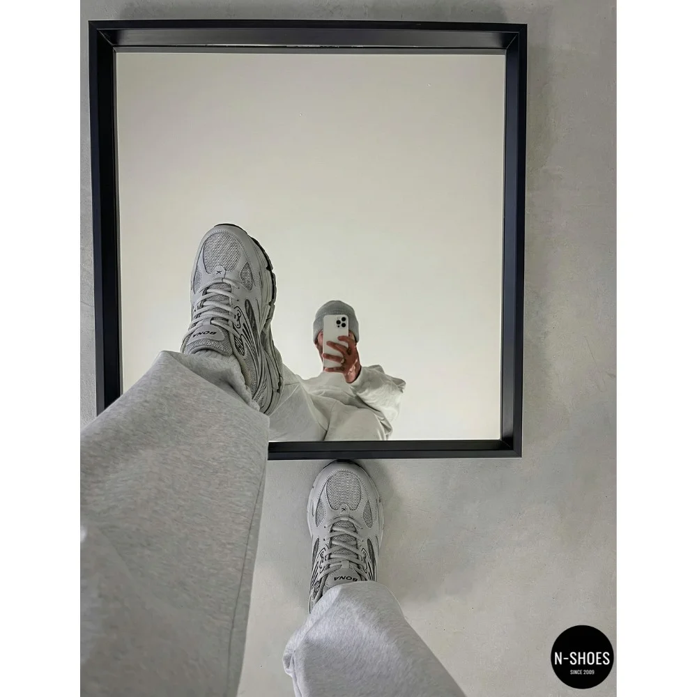 Мужские кожаные кроссовки Bona 876M в стиле ASICS Gel-Kayano