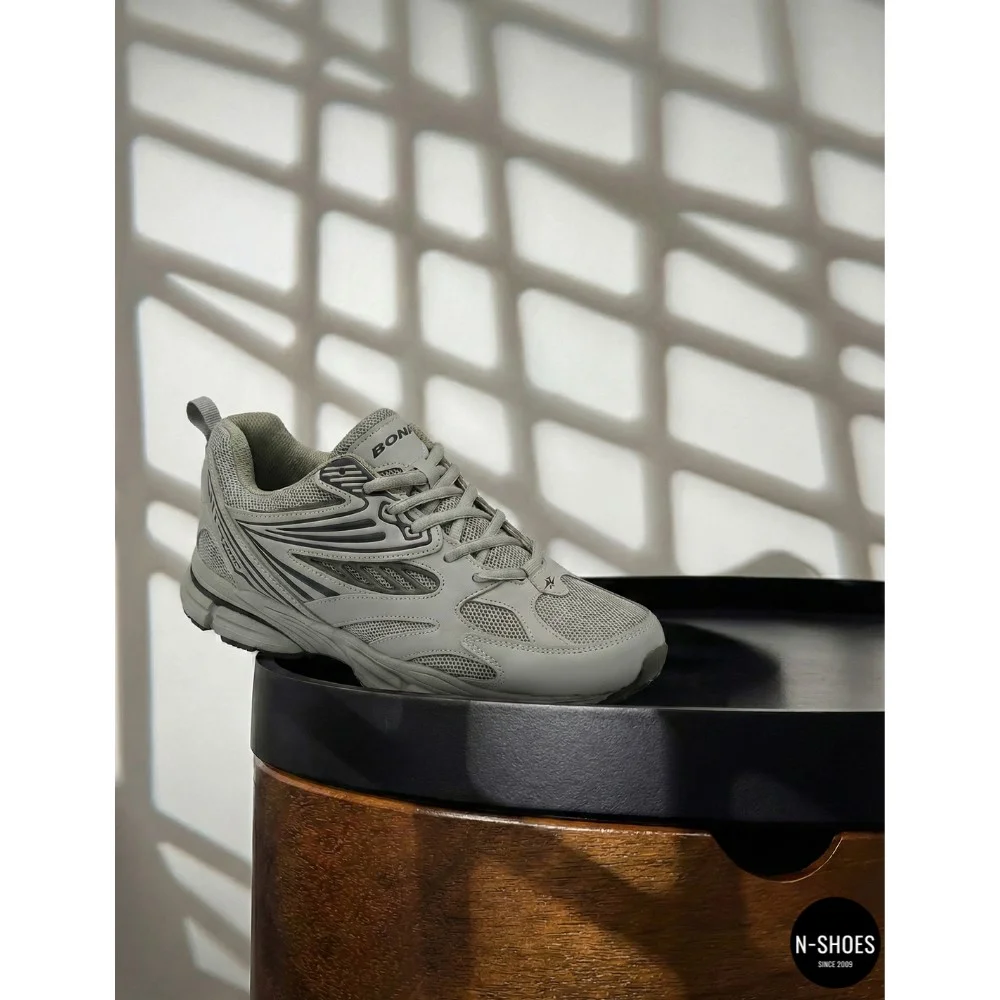 Мужские кожаные кроссовки Bona 876M в стиле ASICS Gel-Kayano