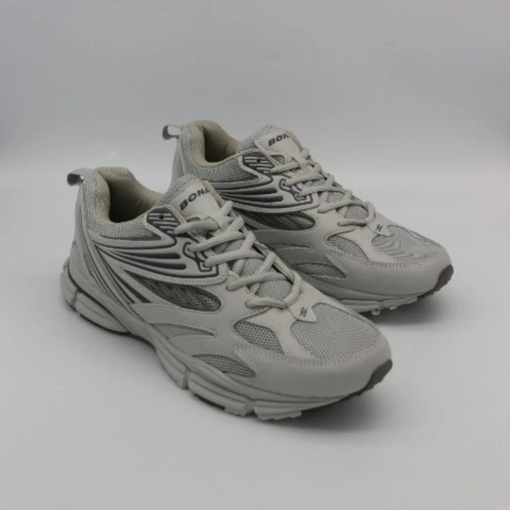 Мужские кожаные кроссовки Bona 876M в стиле ASICS Gel-Kayano