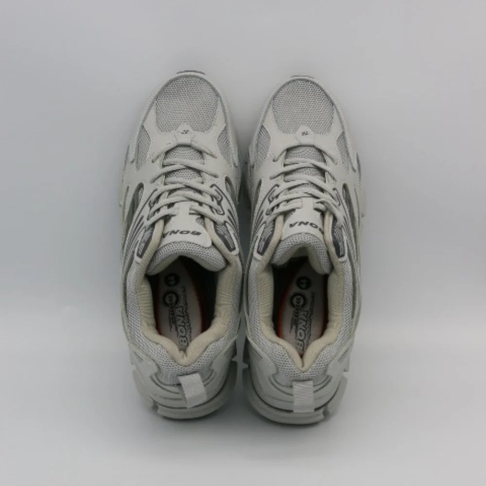 Мужские кожаные кроссовки Bona 876M в стиле ASICS Gel-Kayano