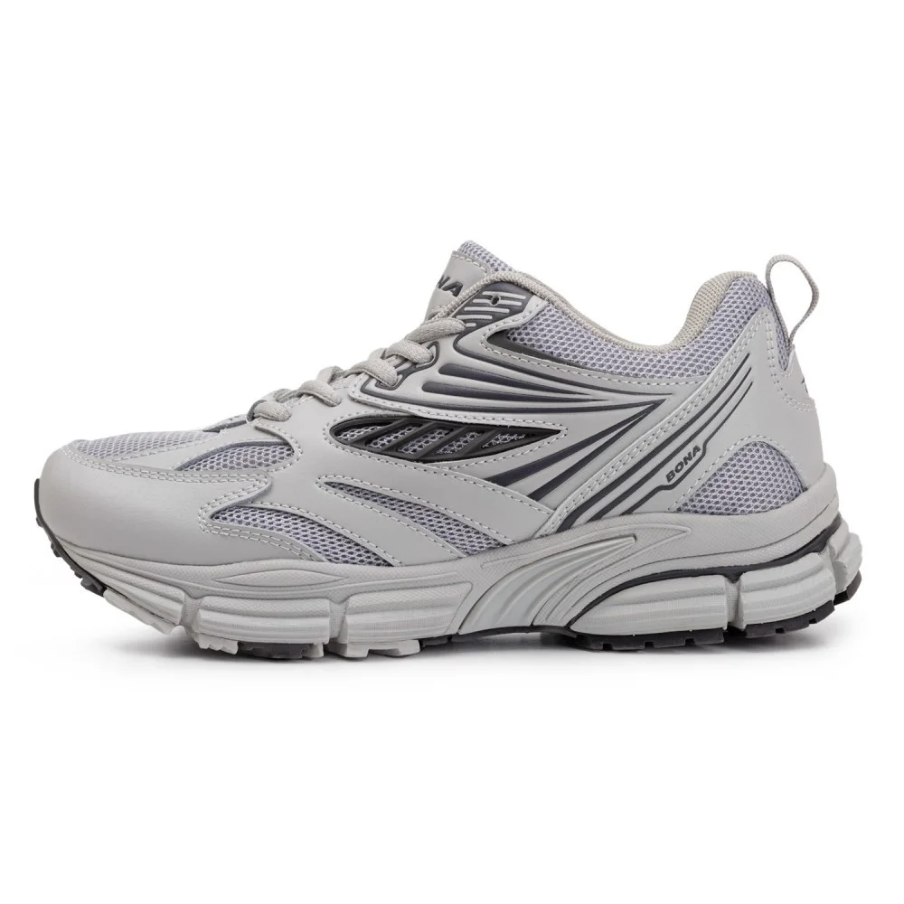 Мужские кожаные кроссовки Bona 876M в стиле ASICS Gel-Kayano