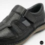 Мужские летние туфли N-SHOES Man's 211820 041 black 6141 производства Турции
