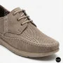 Men's Summer Leather Lace-Up Moccasins N-SHOES Mens 185342 021 vizone nubuk 6160