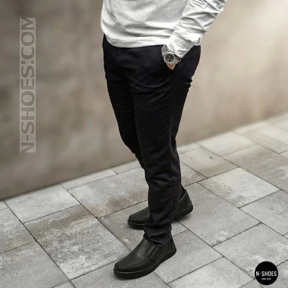 Mens Leather Slip-On Shoes Alex Bens 32-6179
