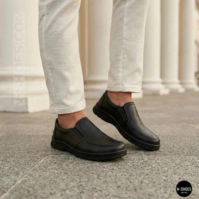Mens Leather Slip-On Shoes Alex Bens 32-6179