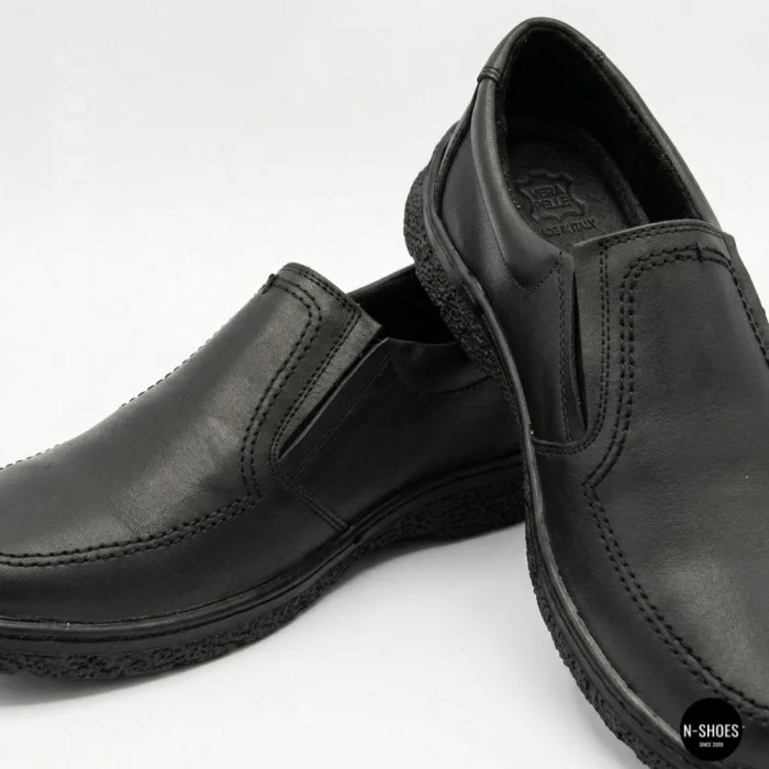 Mens Leather Slip-On Shoes Alex Bens 32-6179