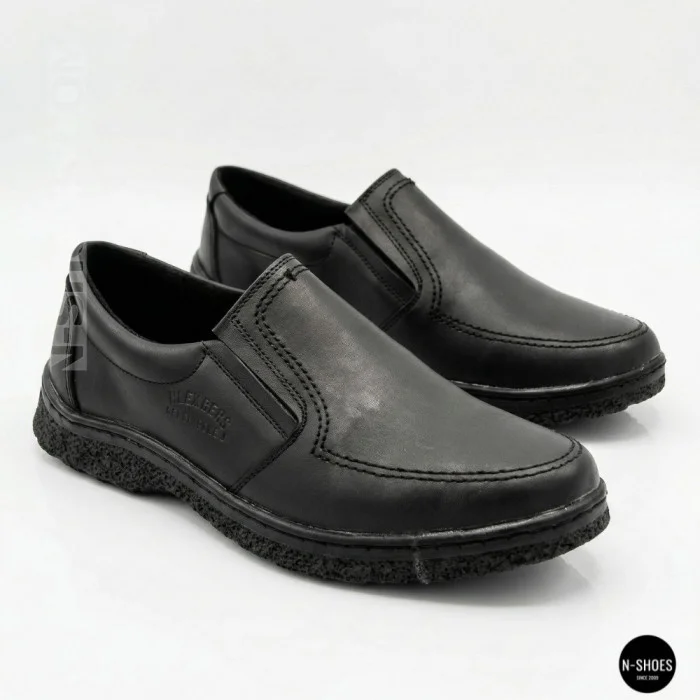 Mens Leather Slip-On Shoes Alex Bens 32-6179