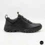 Men's Black Mid-Season Leather Sneakers Alex Bens 03-vm-340-1-03-6180