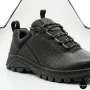 Men's Black Mid-Season Leather Sneakers Alex Bens 03-vm-340-1-03-6180