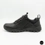 Men's Black Mid-Season Leather Sneakers Alex Bens 03-vm-340-1-03-6180