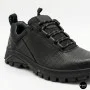Men's Black Mid-Season Leather Sneakers Alex Bens 03-vm-340-1-03-6180